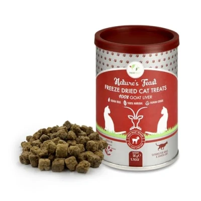 Afbeelding van Pawfect Freeze Dried kattensnacks Geitenlever 50 gr.