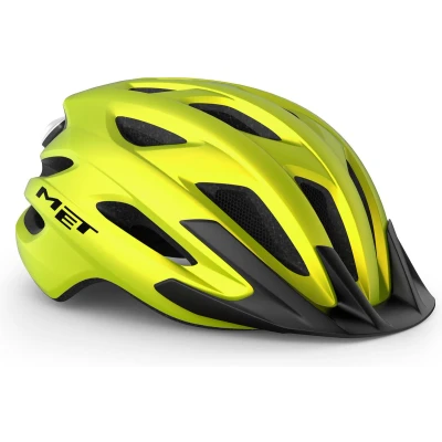 Afbeelding van Fietshelm Met Crossover maat 1 Fluogeel
