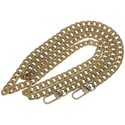 Afbeelding van POFET Vervangende metalen ketting voor handtas of schoudertas, brons, 120 cm