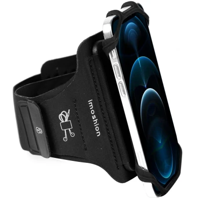Afbeelding van iMoshion Silicon Grip Sportarmband Zwart