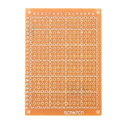 Afbeelding van Jeanoko 10 stuks 5 x 7 cm enkelzijdige printplaat PCB universele printplaten voor elektronische prototyping