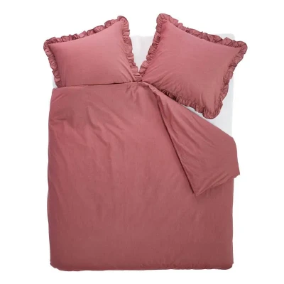 Afbeelding van At Home Dekbedovertrek Flamboyant Dark Pink 240 x 200/220