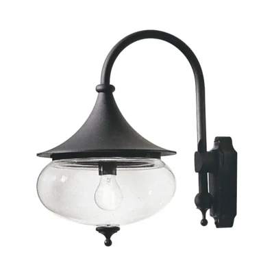 Afbeelding van Konstsmide Mode II 619 750 Buitenlamp (wand) Spaarlamp, LED E27 100 W Zwart