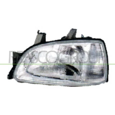 Afbeelding van PRASCO RN0244824 Koplampen Links H4 Zonder afregelmotor voor LWR RENAULT: CLIO 1