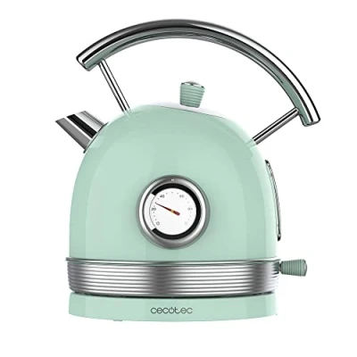 Afbeelding van Cecotec ThermoSense 420, 1,8 l, 2200 W, Lichtgroen, Roestvrijstaal, Instelbare thermostaat, Oververhittingsbeveiliging