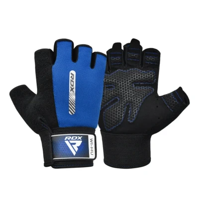 Afbeelding van RDX Sports Fitness Handschoenen W1 Half Finger Blauw M