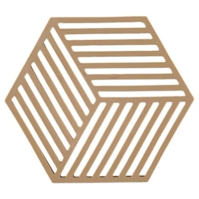 Afbeelding van Zone Potonderzetter Hexagon Dark Camel