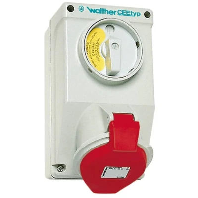 Afbeelding van Walther Werke AT130 CEE wandcontactdoos 32 A 5 polig 400 V 1 stuk(s)