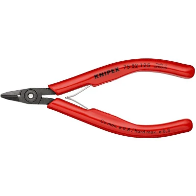 Afbeelding van Knipex Werk 75 52 125 Elektronica en fijnmechanica Zijkniptang Met facet mm