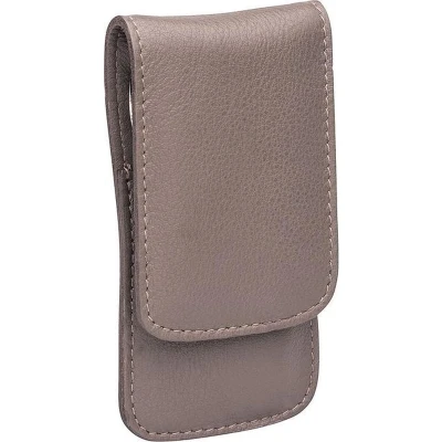 Afbeelding van Erbe manicureset in lederen etui 3 delig taupe