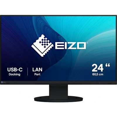 Afbeelding van EIZO FlexScan EV2490 BK computer monitor 60,5 cm (23.8) 1920 x 1080 Pixels Full HD LED Zwart