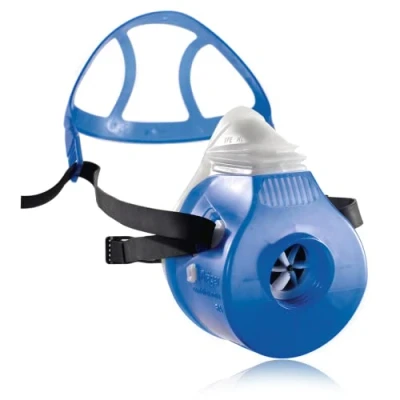 Afbeelding van Dräger X plore 4740 TPE halfmasker, universele maat, herbruikbaar adembeschermingsmasker voor gebruik met verwisselbare Rd40 schroefdraadfilters