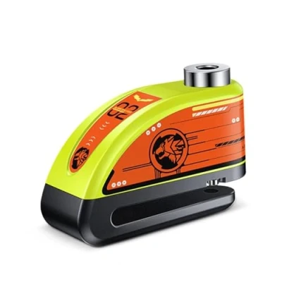 Afbeelding van Oplaadbaar schijfvergrendelingsalarm voor motorfiets, 120 db, diefstalslot, veiligheidsbescherming, motoraccessoires (alleen alarm)