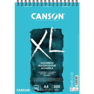 Afbeelding van Canson Schetsblok Xl Aquarelle 300g/m² Ft A4, 30 Vel