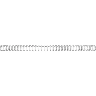 Afbeelding van Draadrug GBC 12.5mm 34 rings A4 zilver 100stuks