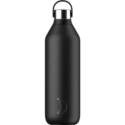 Afbeelding van Chillys Series 2 Drinkfles Thermosfles 1000ml Abyss Black