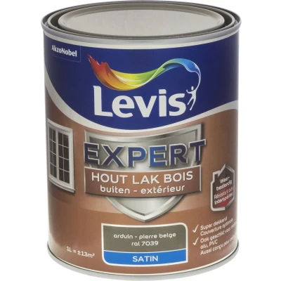 Afbeelding van Levis Expert Lak Buiten Satin Arduin 1L