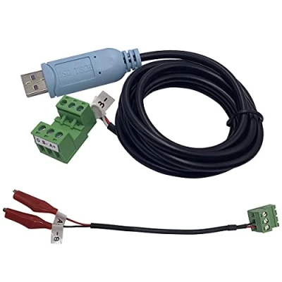 Afbeelding van DSD TECH SH U15 USB naar RS485 kabel met krokodillenklemmen