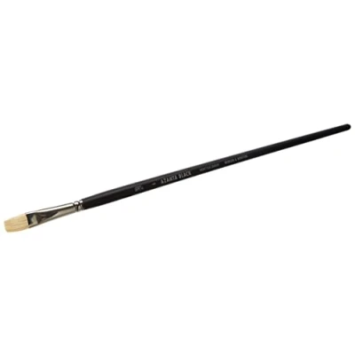 Afbeelding van Winsor &amp; Newton Borstel van hout, transparant, plat, nr. 6, 12 mm