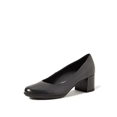 Afbeelding van Geox Klassieke pumps, Dames, Maat: 38.5, Noir Leer