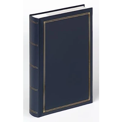 Image de Walther Design Album photo bleu 300 photos 10 x 15 cm Memo Book simili cuir avec gaufrage, Monza ME 140 L