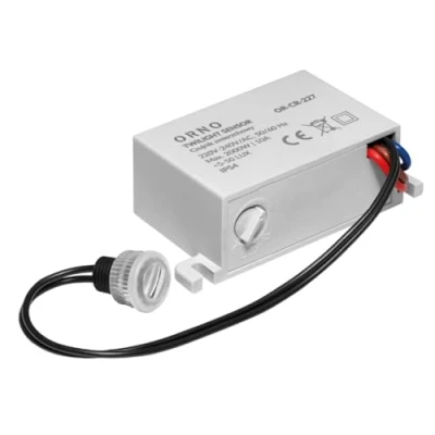 Afbeelding van Orno CR 227 Schemerschakelaar Buiten 230v met Lichtintensiteitsregeling en Externe Sonde IP54