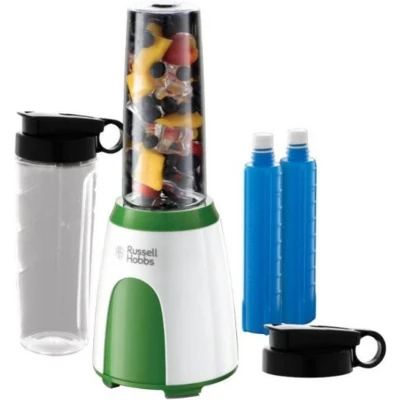 Afbeelding van Russell Hobbs Explore Mix &amp; Go Cool Staande Mixer 300 W Groen/Wit ideaal voor smoothie