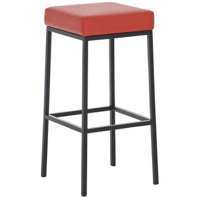 Afbeelding van Barkruk Helsinki Kunstleer B80, Rood