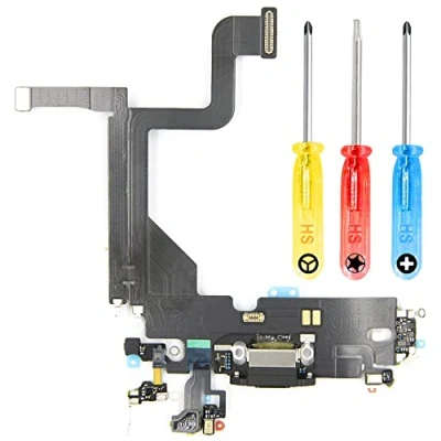 Afbeelding van MMOBIEL Oplaadconnector (dock), compatibel met iPhone 13 Pro 2021, Lightning aansluiting, incl. schroevendraaier