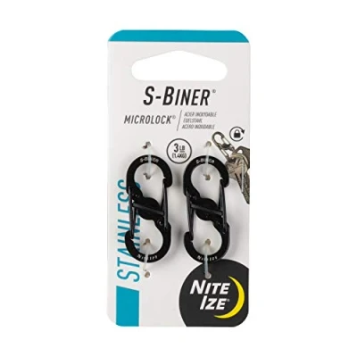 Afbeelding van NITE Ize NI LSBM 01 2R3 Karabijn MicroLock S Biner 2 35 mm x 15 7 stuk(s)