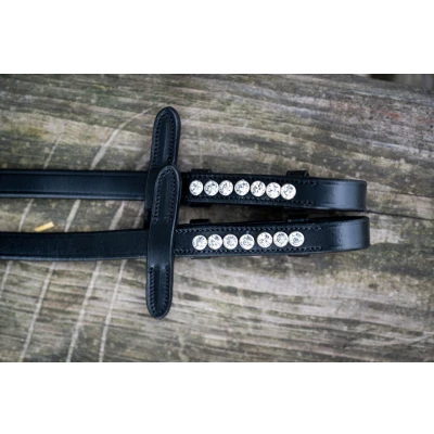 Image de HB Rênes Showtime Cuir Soft Noir