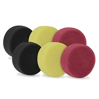 Afbeelding van VONROC Polijstschijven/Polijst pads schuim voor polijstmachines Starterset 75mm, 6 stuks
