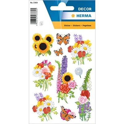 Afbeelding van Haza Original Etiketten 10 Stuks 16 X 9 Cm Bloemen &amp; Vlinders