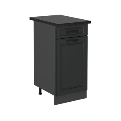 Afbeelding van Vicco Keukenonderkast R Line, Antraciet landhuis/Antraciet, 40 cm , WB