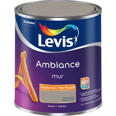 Afbeelding van Levis muurverf Ambiance krijteffect 1l quinoa
