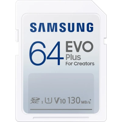 Afbeelding van Samsung EVO Plus 64GB SDXC Memory Card
