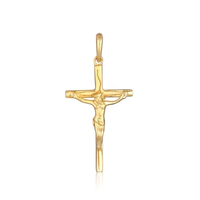 Afbeelding van Elli Kruzifix Hanger goldcoloured, Dames, Maat: One Size, Gold coloured