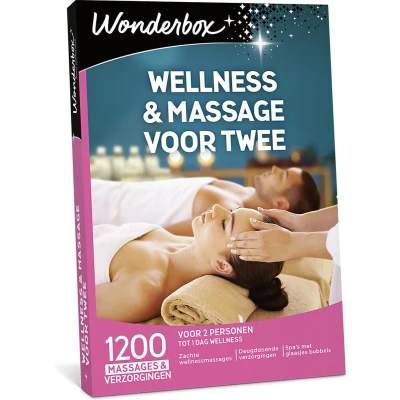 Afbeelding van Wonderbox Cadeaubon Wellness &amp; Massage voor twee