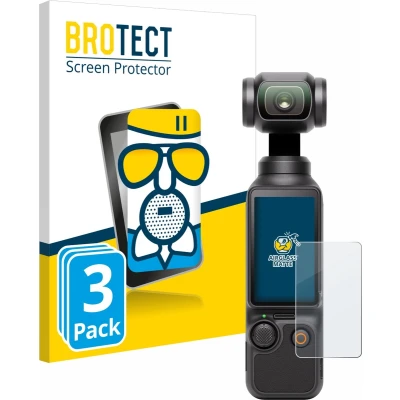 Afbeelding van BROTECT Screenprotector voor DJI Osmo Pocket 3 Folie Beschermfolie Beschermglas matte (3 Stuks)