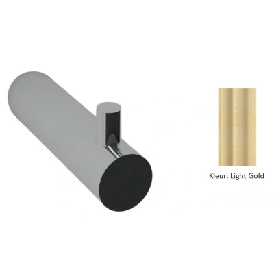 Afbeelding van Waterevolution Flow handdoekhaakje PVD Light Gold A150WGE