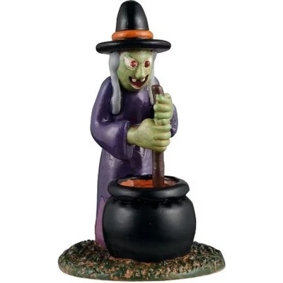 Afbeelding van Halloweenminiatuur Inflatable Witch Yard Decoration 4x10x13 cm Lemax