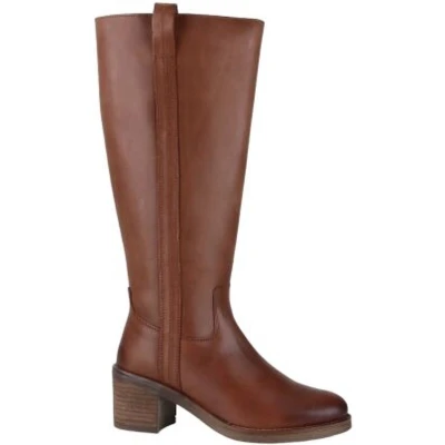 Afbeelding van PS Poelman LINA Laarzen, Dames, Maat: 36, Cognac Leer