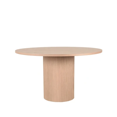Afbeelding van LABEL51 Eetkamertafel Oliva Naturel Eiken 130 cm Rond