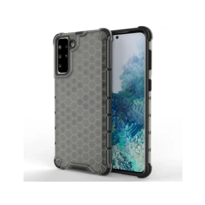 Afbeelding van Honingraat gepantserde case met gelframe voor Samsung Galaxy S22+ (S22 Plus) zwart