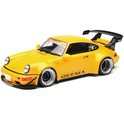 Afbeelding van Porsche 911 (964) RWB Rauh Welt Qeema GT Spirit Modelauto 1:18 2024 GT492 Schaalmodel