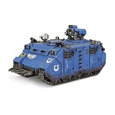 Afbeelding van Games Workshop 99120101227 Warhammer Space Marine Razorback spel, zwart