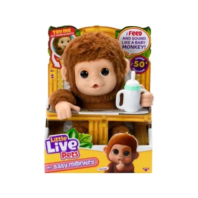 Afbeelding van My Baby Monkey Mango Interactieve Aap knuffel