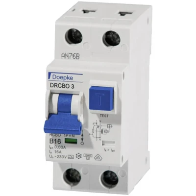Afbeelding van Doepke 09932114 Aardlekschakelaar/zekeringautomaat 1 polig 0.03 A 230 V