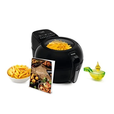 Image de Friteuse Tefal FZ7738 ActiFry Genius+ 1500W Fonction Tactile Air Chaud Métal Noir