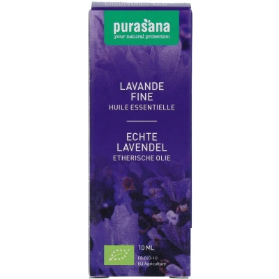 Afbeelding van Purasana Etherische Olie Echte Lavendel 10ML